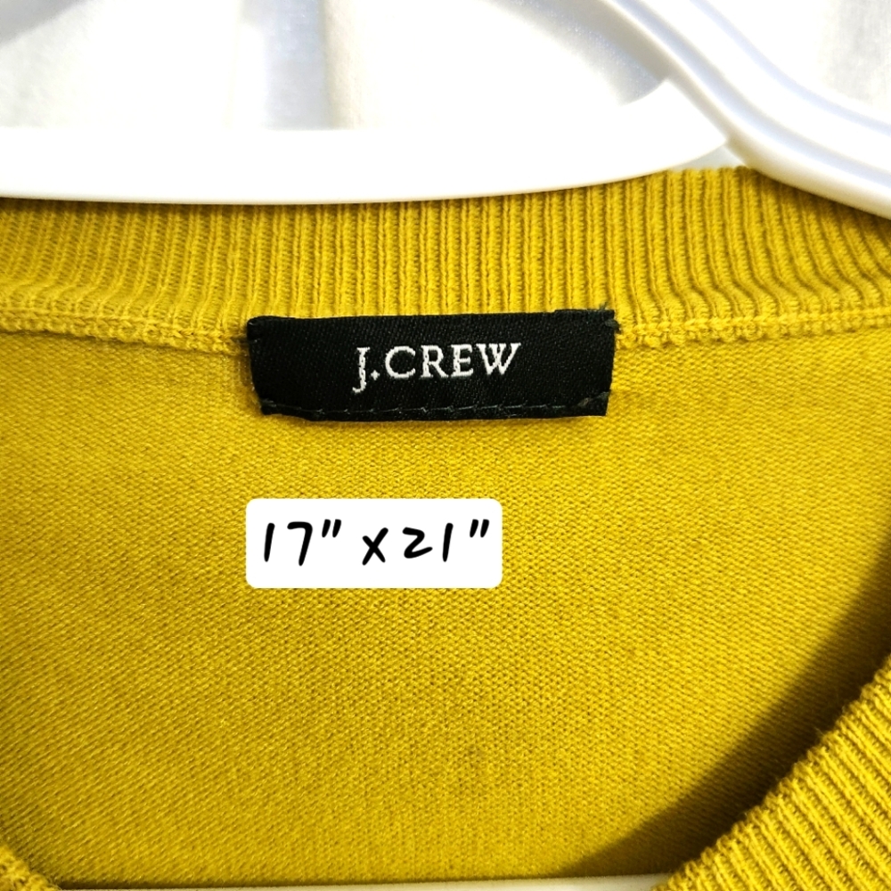 J. Crew Women's Mustard Color Button Up Sweater. FINAL PRICE.